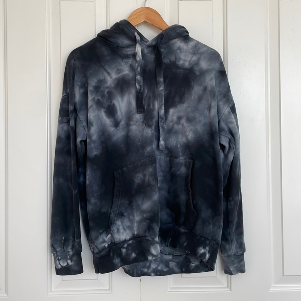 Forever 21 Blue Tie-dye Hoodie
